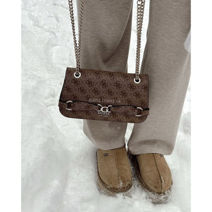 Guess Beige Women Shoulder Bag