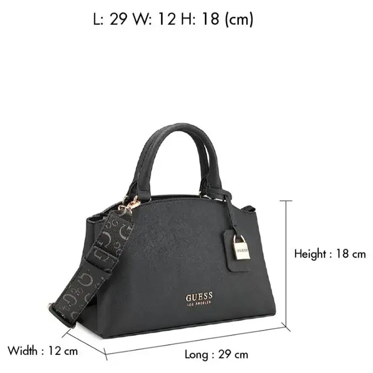Guess Black Women Handbag Sa917706