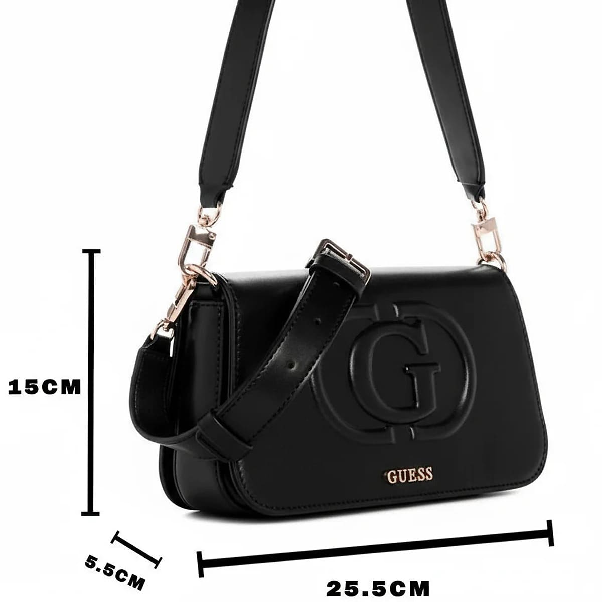 Guess Black Women Shoulder Bag Hwevg951320 Bla