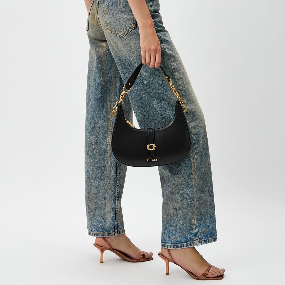 Guess Black Women Shoulder Bag Hwva9329180 Bla