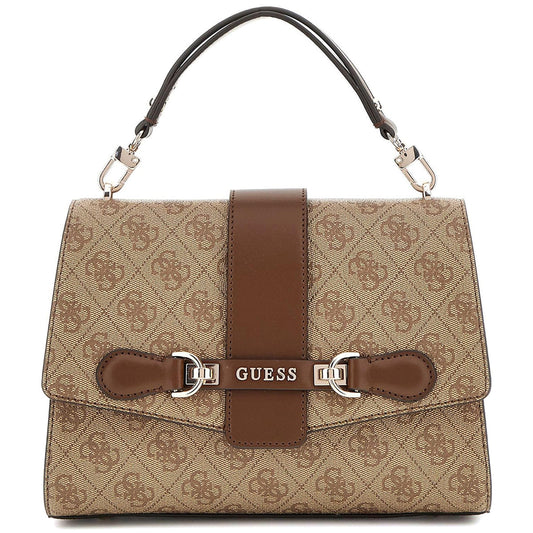 Guess Brown Beige Light Brown Women Handbag Hwsg9500200 Lgw