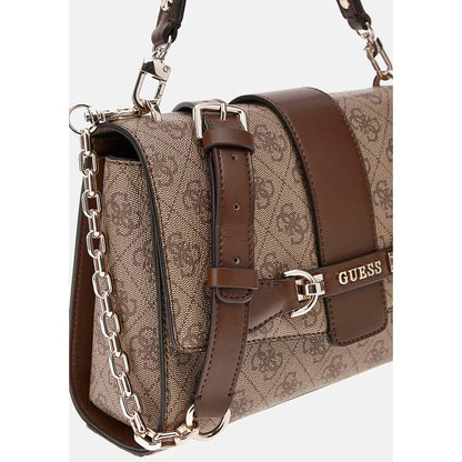 Guess Brown Beige Light Brown Women Handbag Hwsg9500200 Lgw