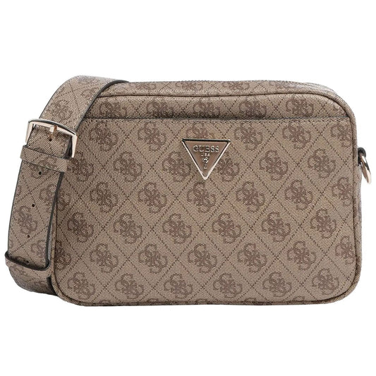 Guess Brown Latte Women Cross Body Bag Hwsg87 78140 Ltl