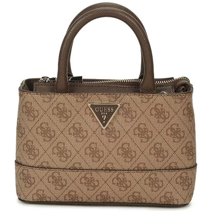 Guess Brown Women Handbag Bg837777 Latte