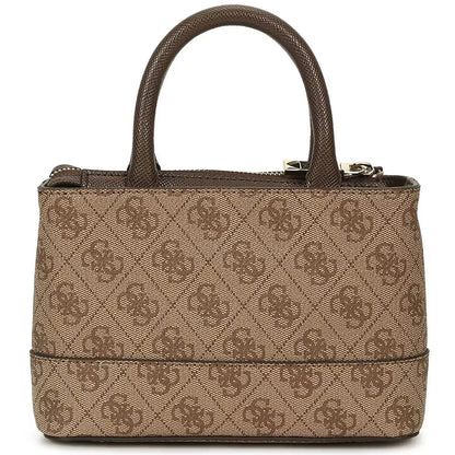 Guess Brown Women Handbag Bg837777 Latte