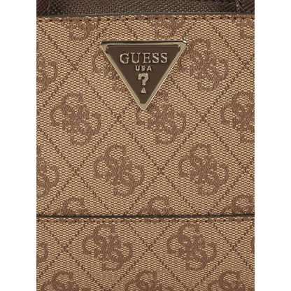 Guess Brown Women Handbag Bg837777 Latte