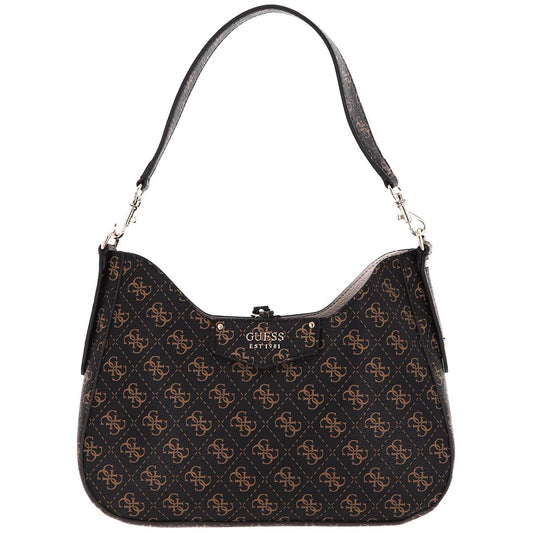 Guess Brown Women Shoulder Bag Hwesg839002 Bnl
