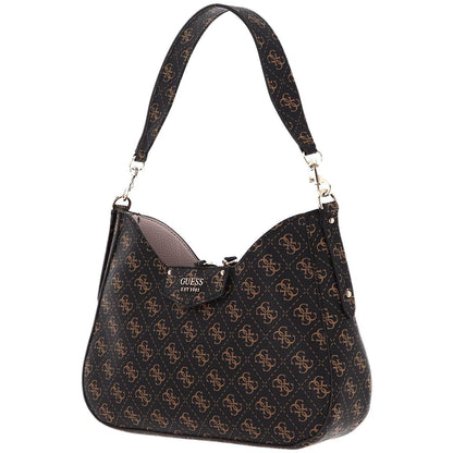 Guess Brown Women Shoulder Bag Hwesg839002 Bnl