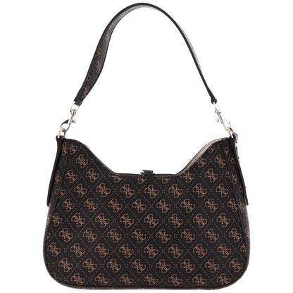 Guess Brown Women Shoulder Bag Hwesg839002 Bnl