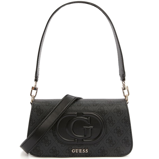 Guess Coal Black Women Shoulder Bag Hwesg951320