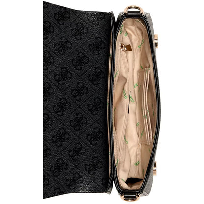 Guess Coal Black Women Shoulder Bag Hwesg951320
