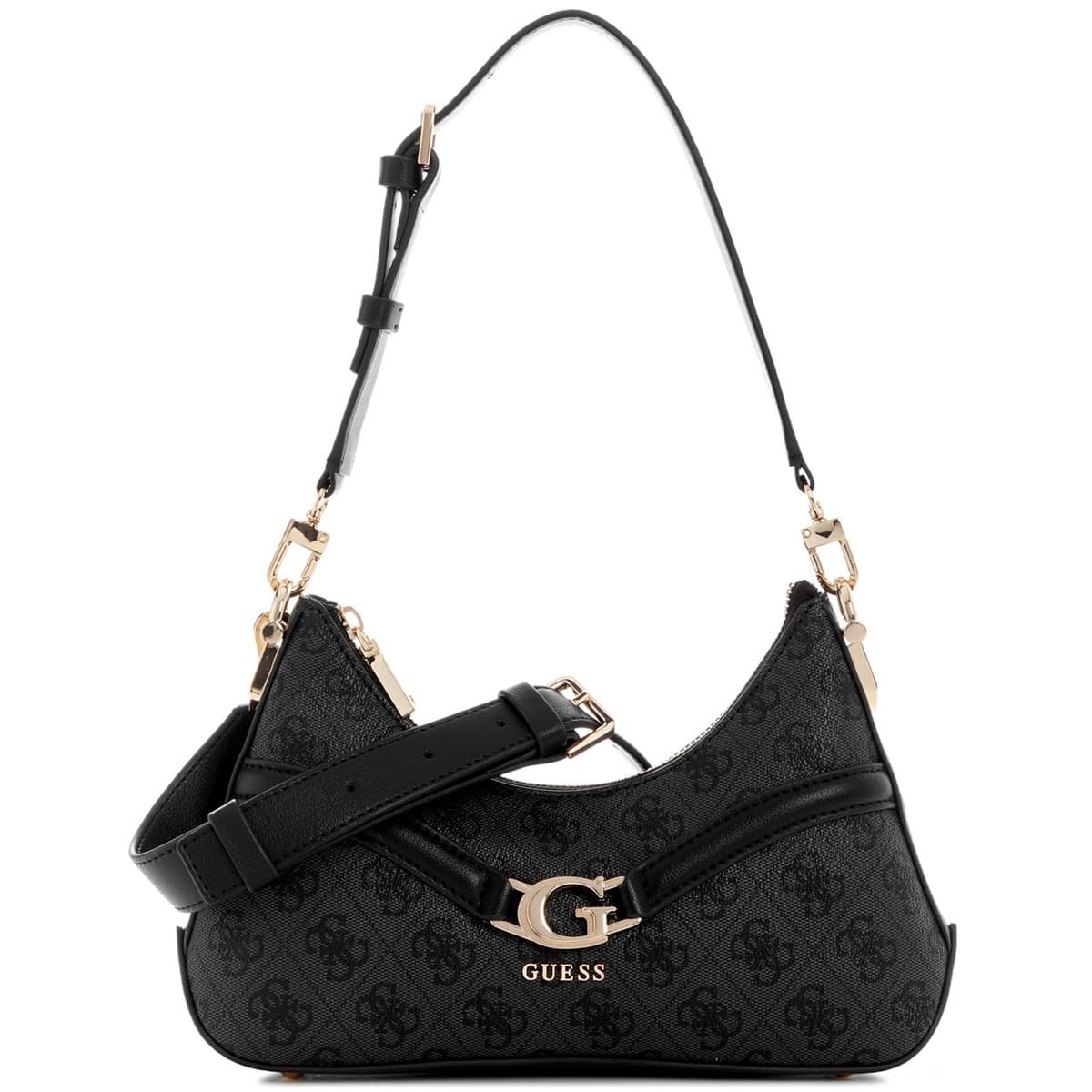Guess Coal Black Women Shoulder Bag Hwesg951320