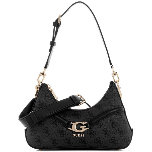 Guess Coal Black Women Shoulder Bag Hwesg951320