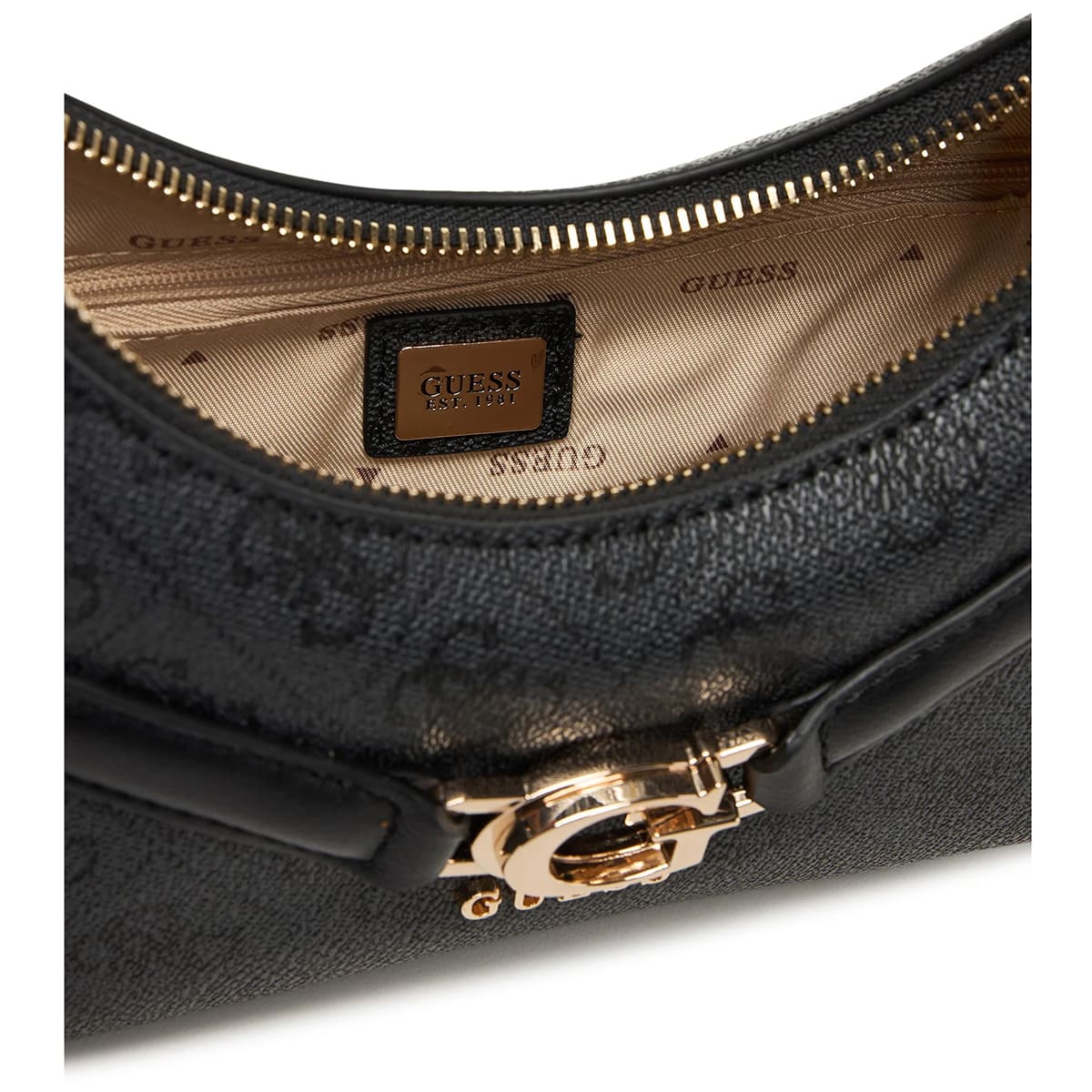 Guess Coal Black Women Shoulder Bag Hwesg951320