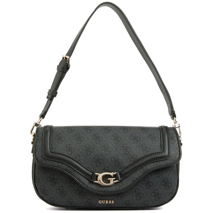 Guess Coal Logo Black Women Crossbody Hwsg7993790 Clo