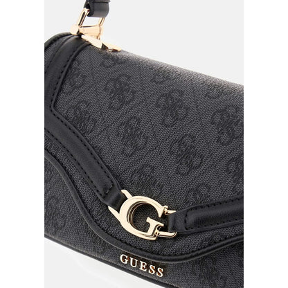 Guess Coal Logo Black Women Crossbody Hwsg7993790 Clo
