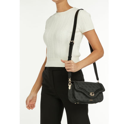 Guess Coal Logo Black Women Crossbody Hwsg7993790 Clo