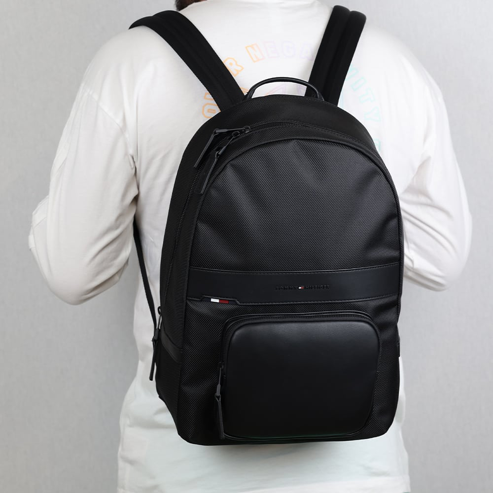 Tommy Hilfiger men's leather backpack