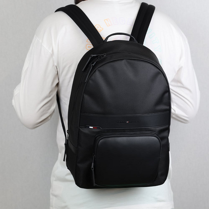 Tommy Hilfiger men's leather backpack