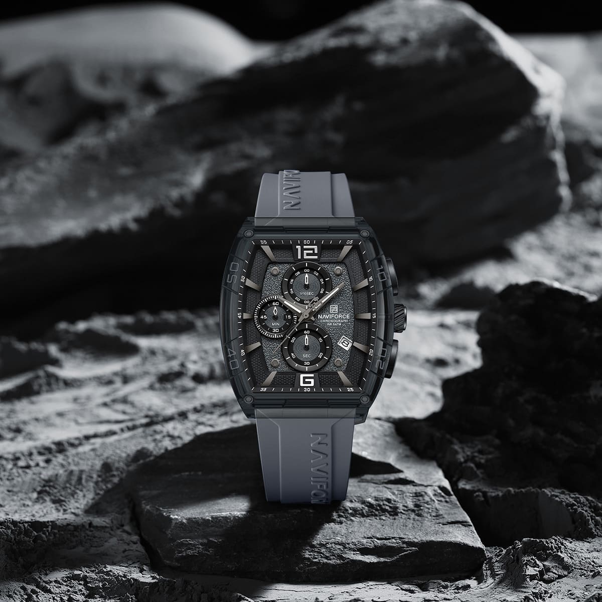 Naviforce Men's Watch NF6101-GY-W-GY