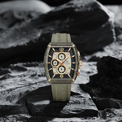 Naviforce Men's Watch NF6101-GY-Y-GY