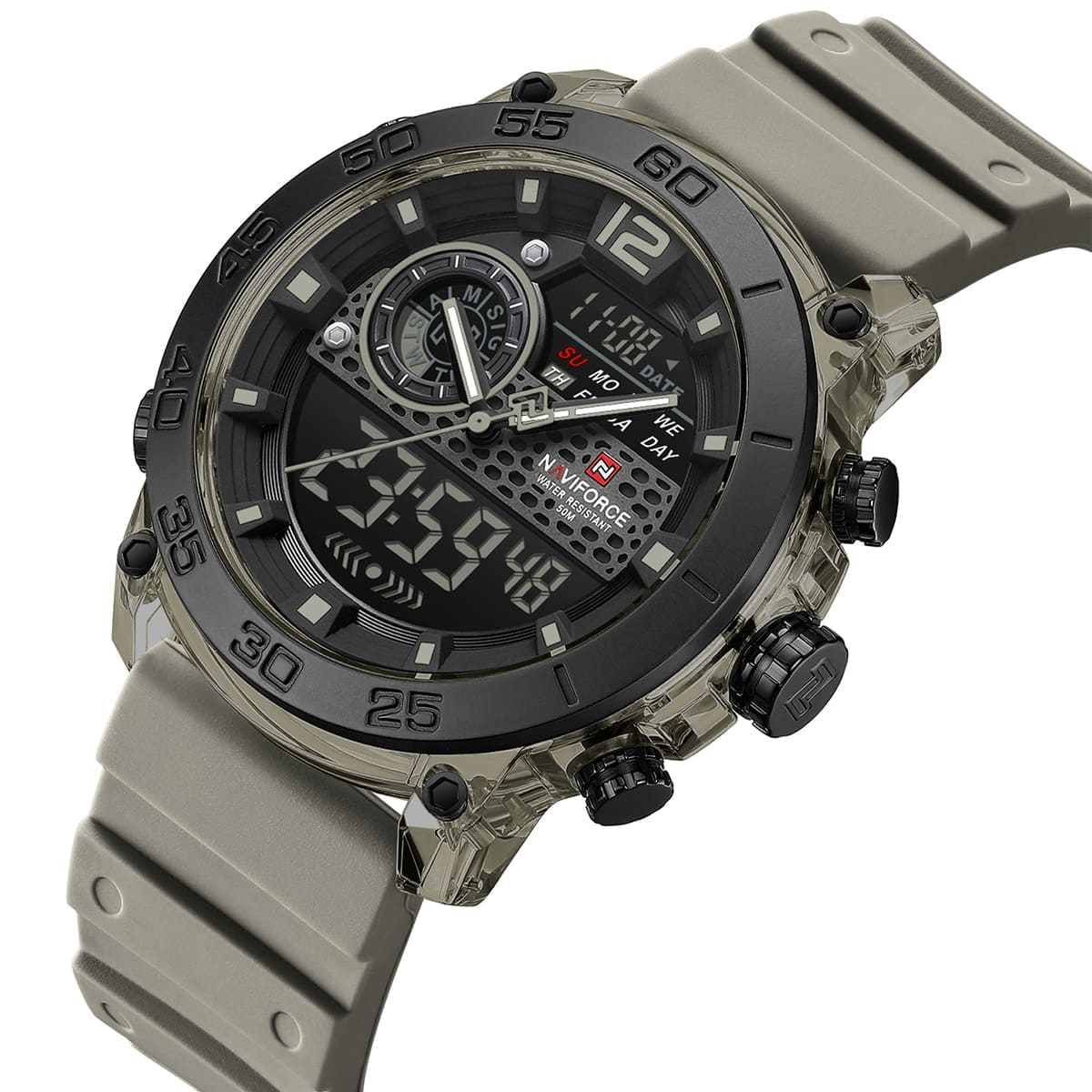 Naviforce Men's Watch NF6104-GY-GY-GY