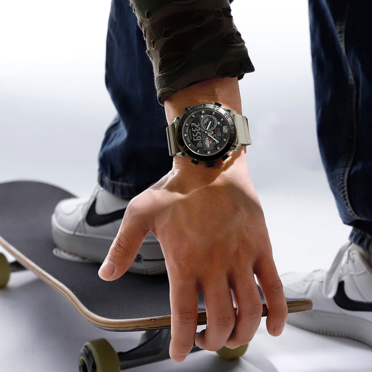 Naviforce Men's Watch NF6104-GY-GY-GY