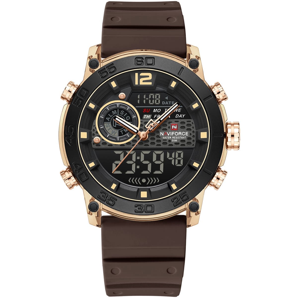 Naviforce Men's Watch NF6104-RG-Y-CE