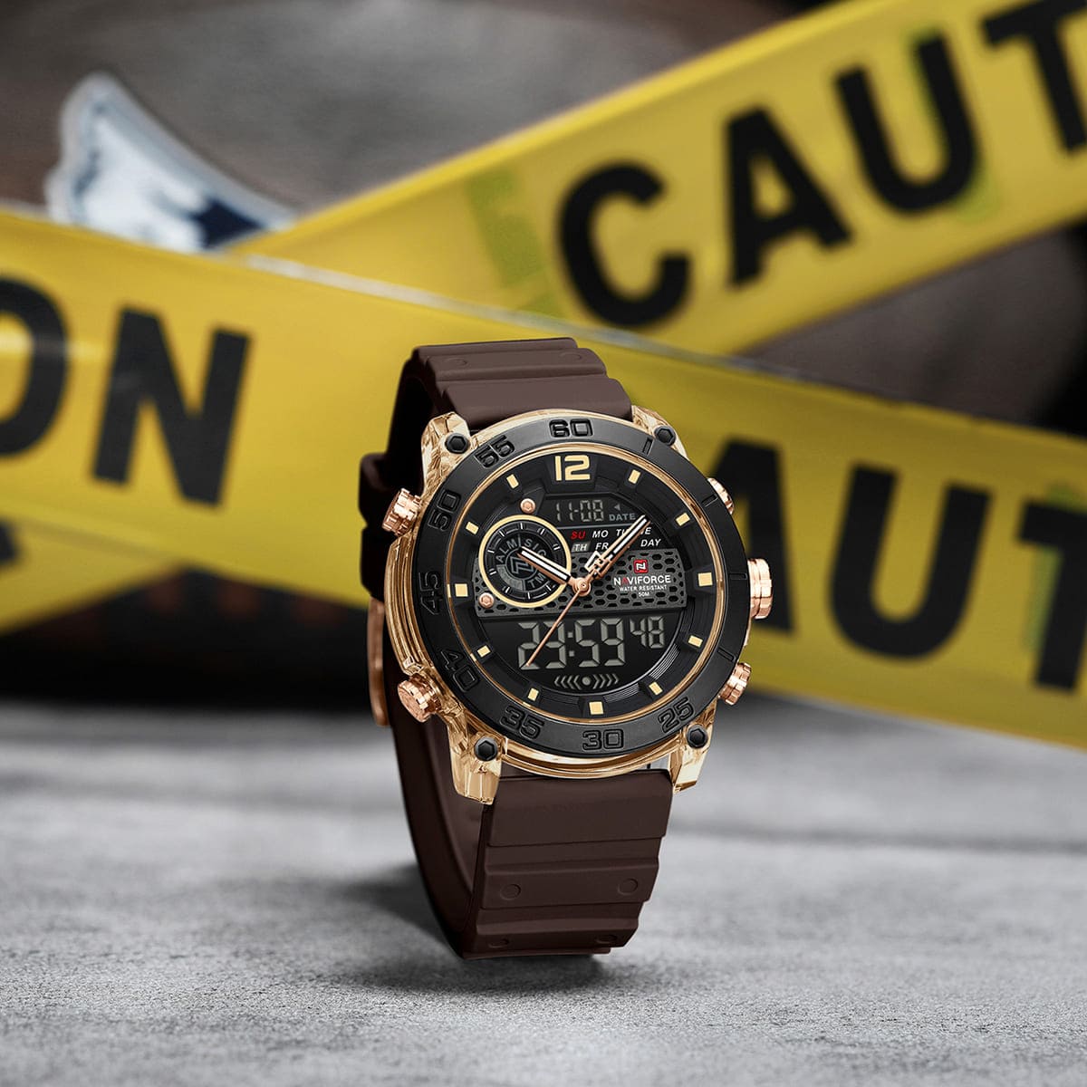 Naviforce Men's Watch NF6104-RG-Y-CE