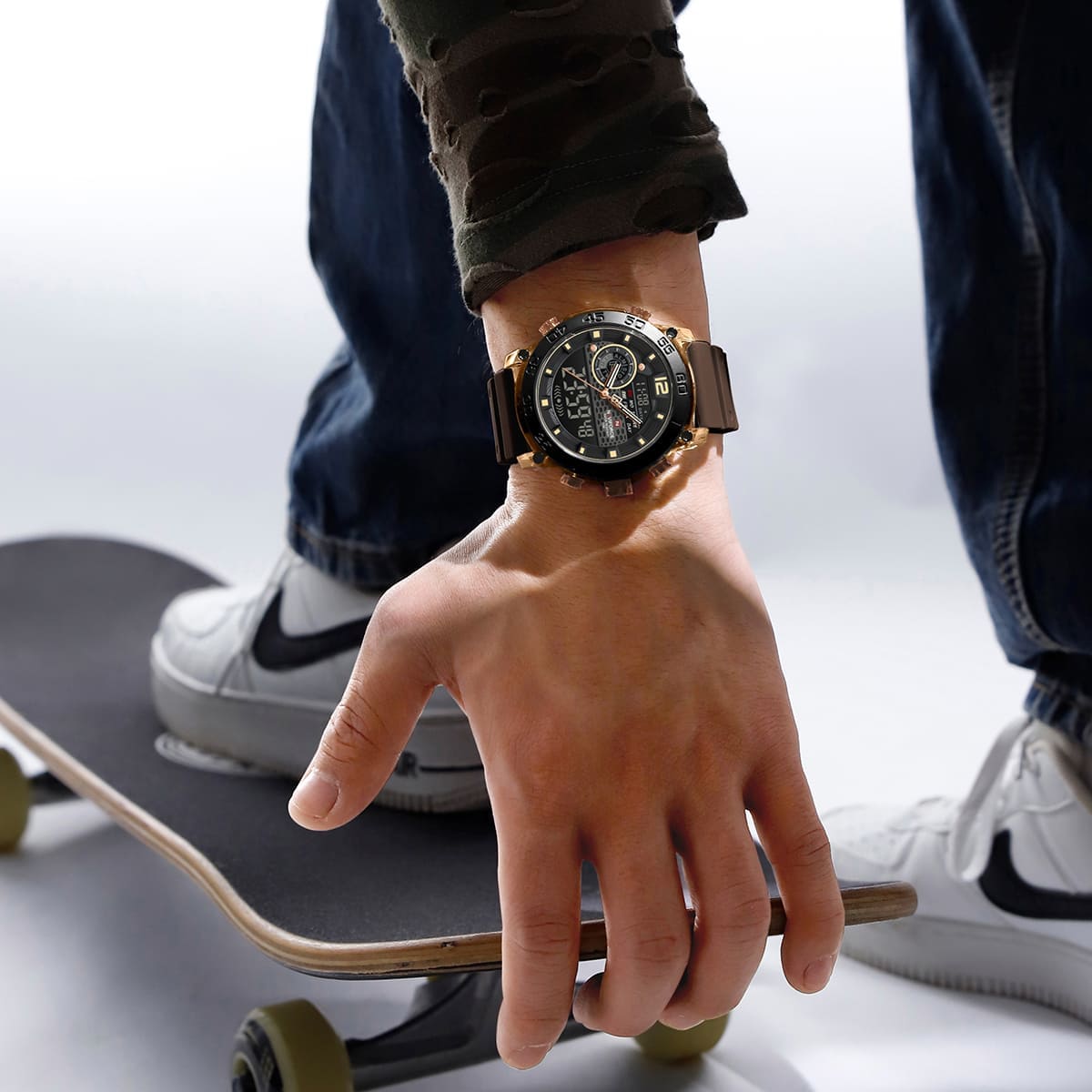 Naviforce Men's Watch NF6104-RG-Y-CE