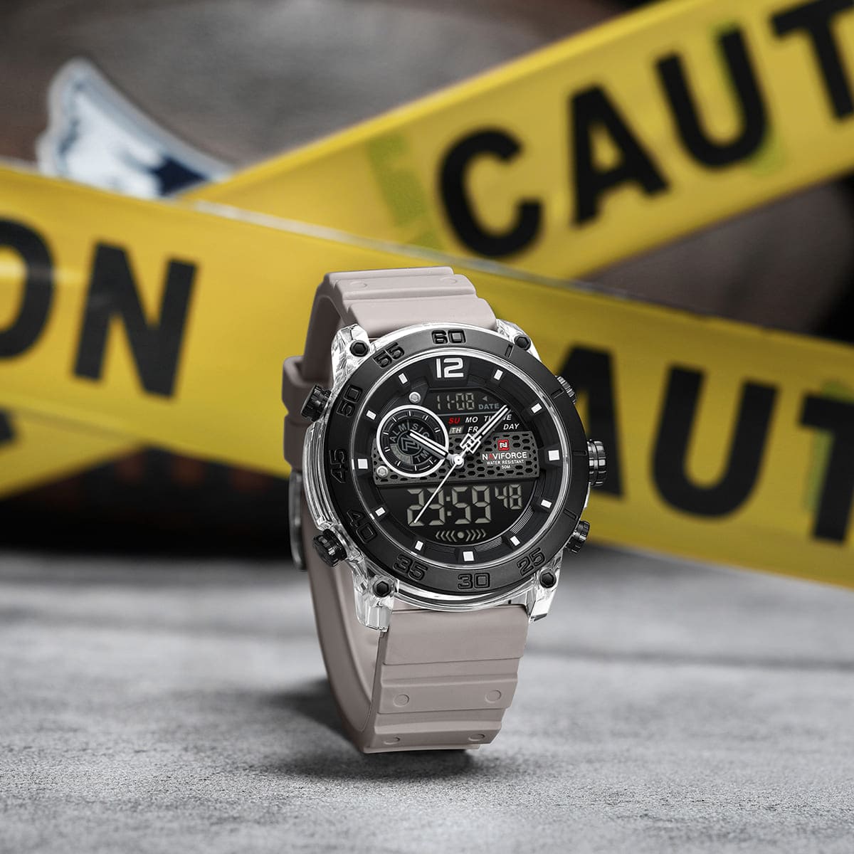 Naviforce Men's Watch NF6104-SW-GY