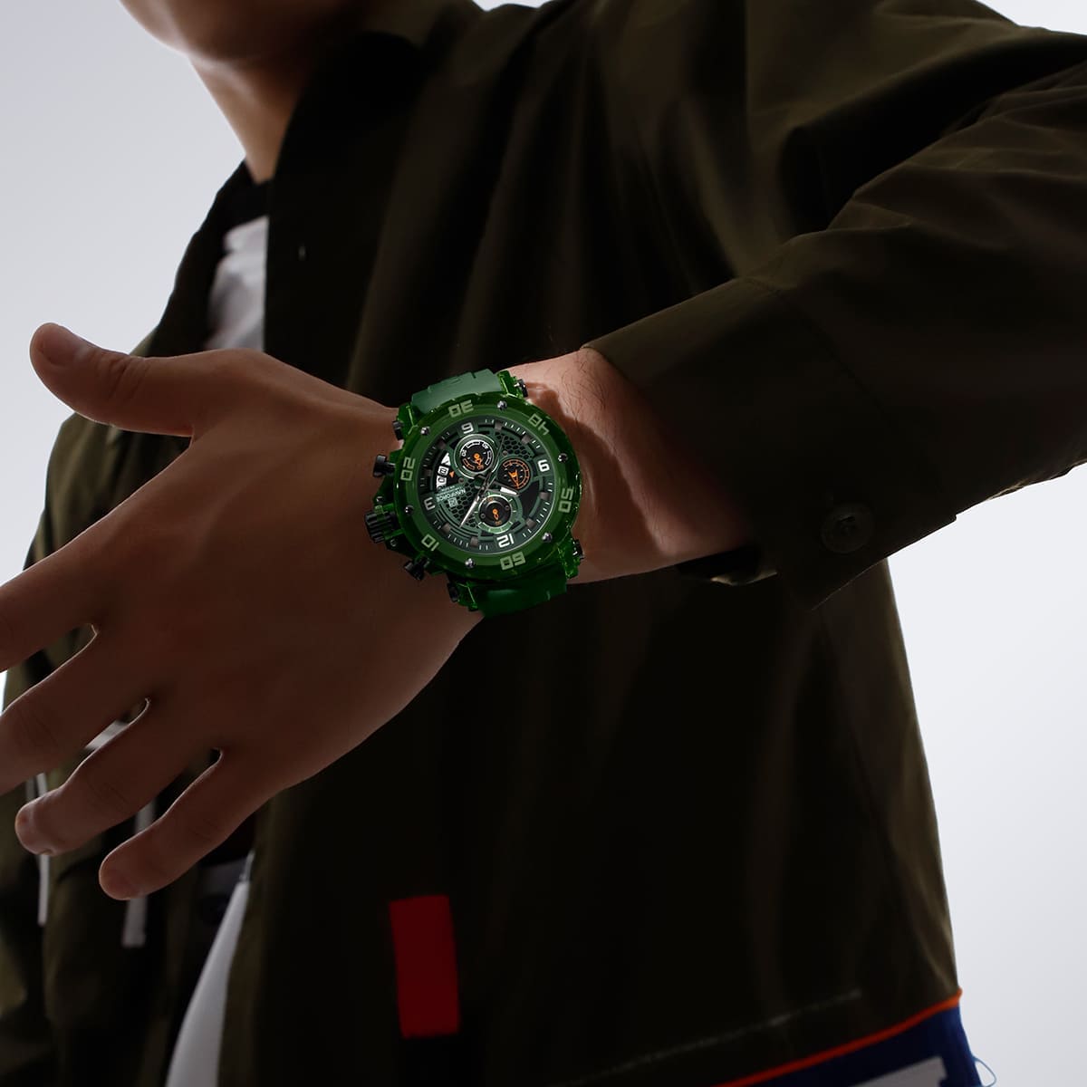 Naviforce Men's Watch NF7123-GN-W-GN