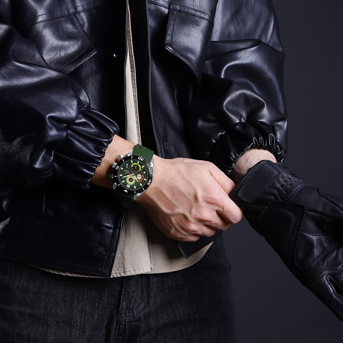 Naviforce Men's Watch NF8038-S-GN-GN