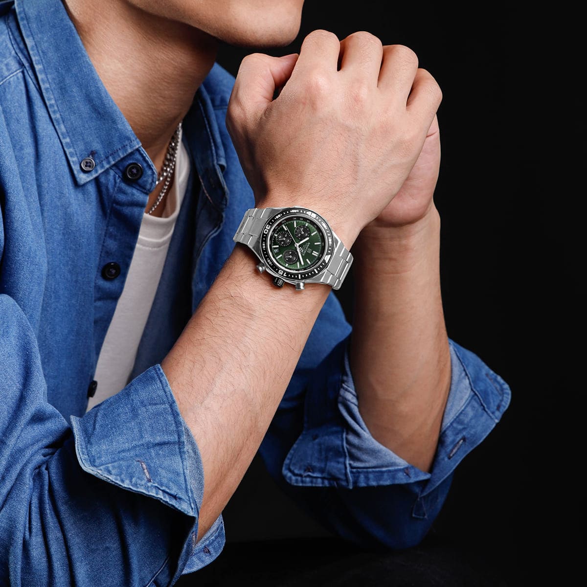 Naviforce Men's Watch NF8049-S-GN-S
