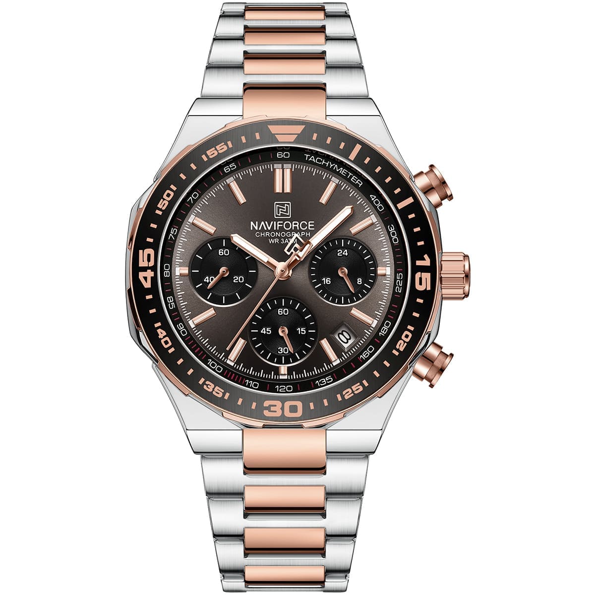 Naviforce Men's Watch NF8049-S-GY-RG