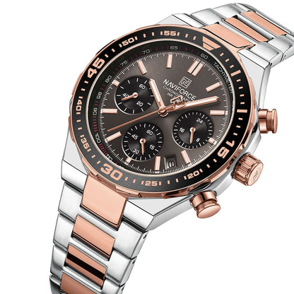 Naviforce Men's Watch NF8049-S-GY-RG