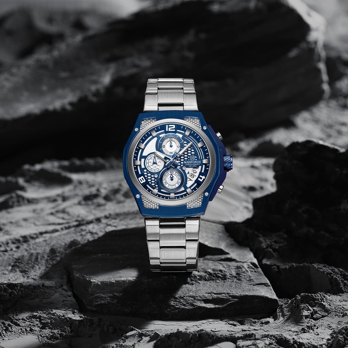 Naviforce Men's Watch NF8051S-S-BE-S