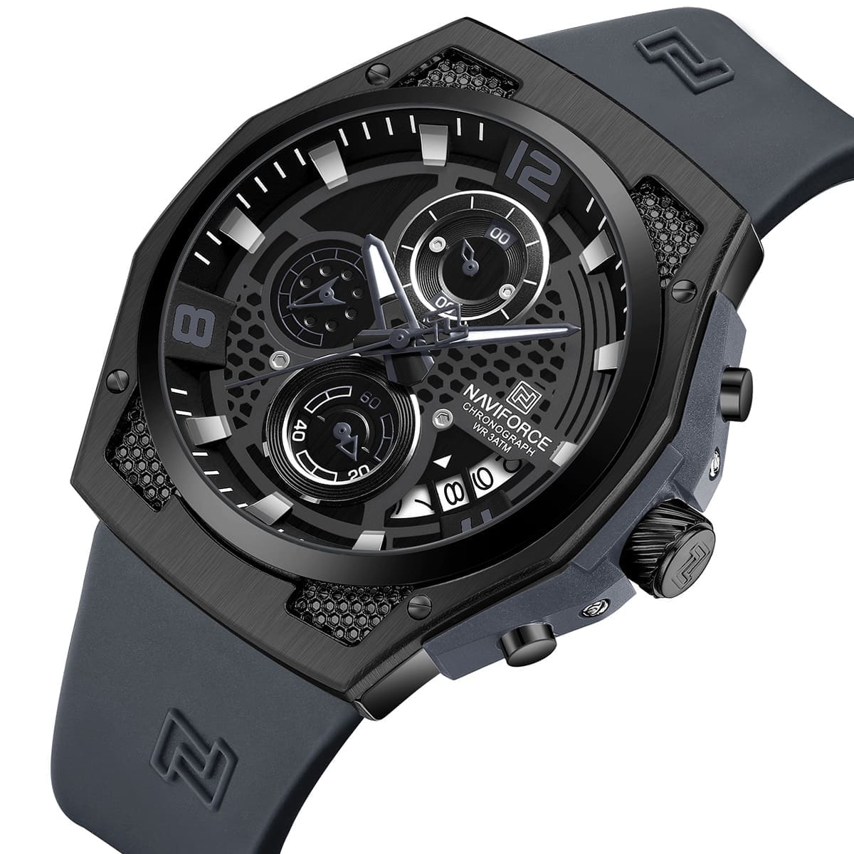 Naviforce Men's Watch NF8051T-BB-GY