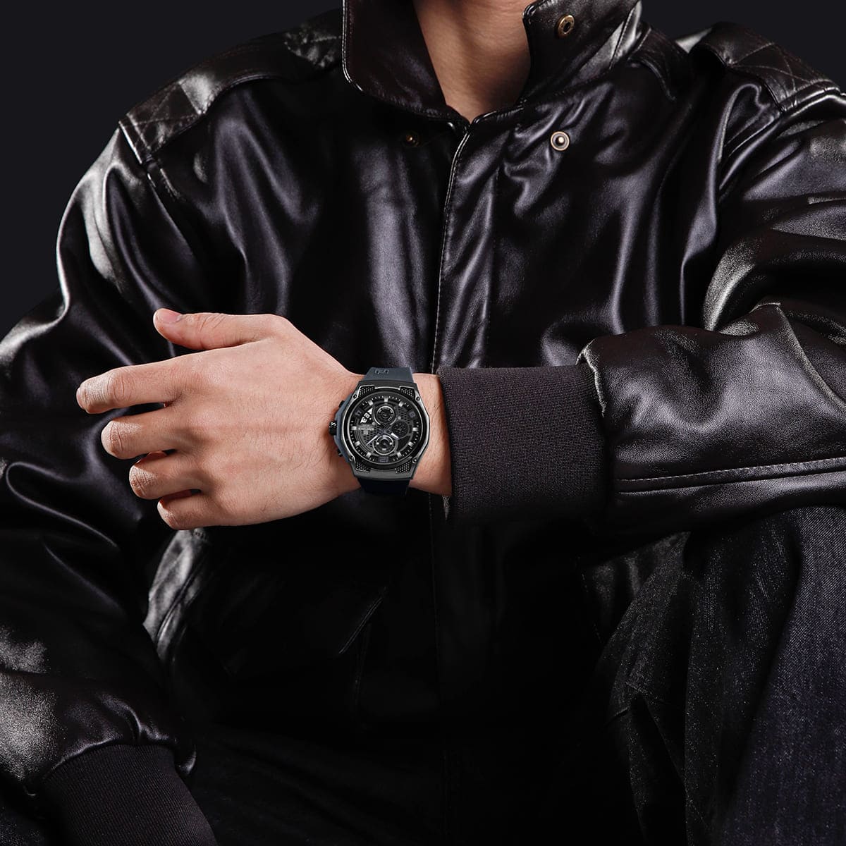 Naviforce Men's Watch NF8051T-BB-GY