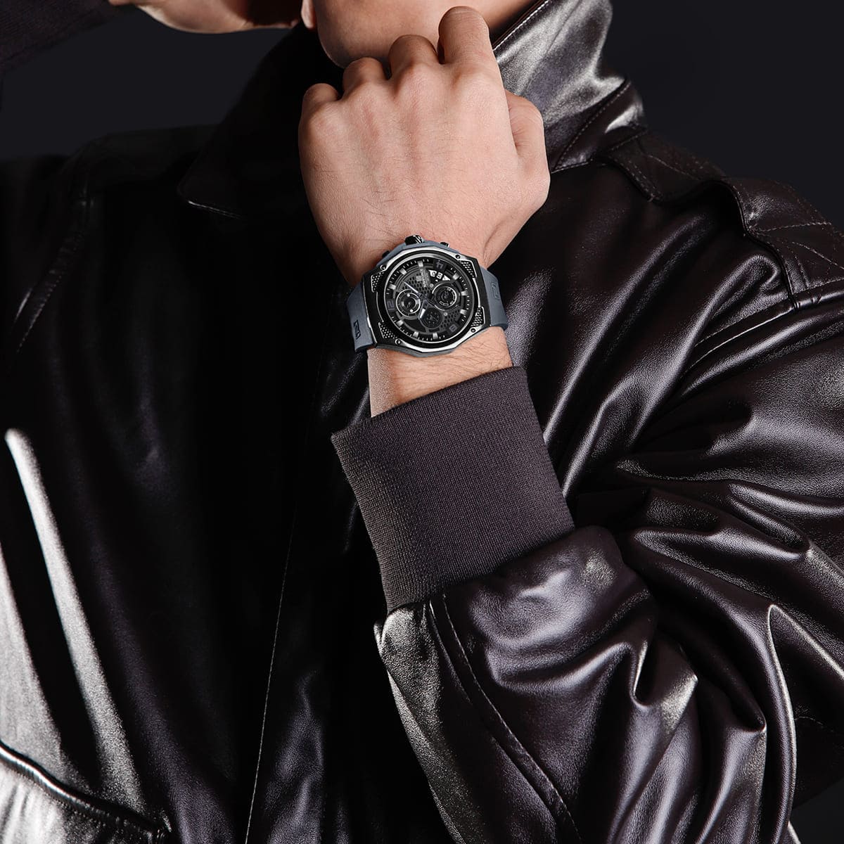 Naviforce Men's Watch NF8051T-BB-GY
