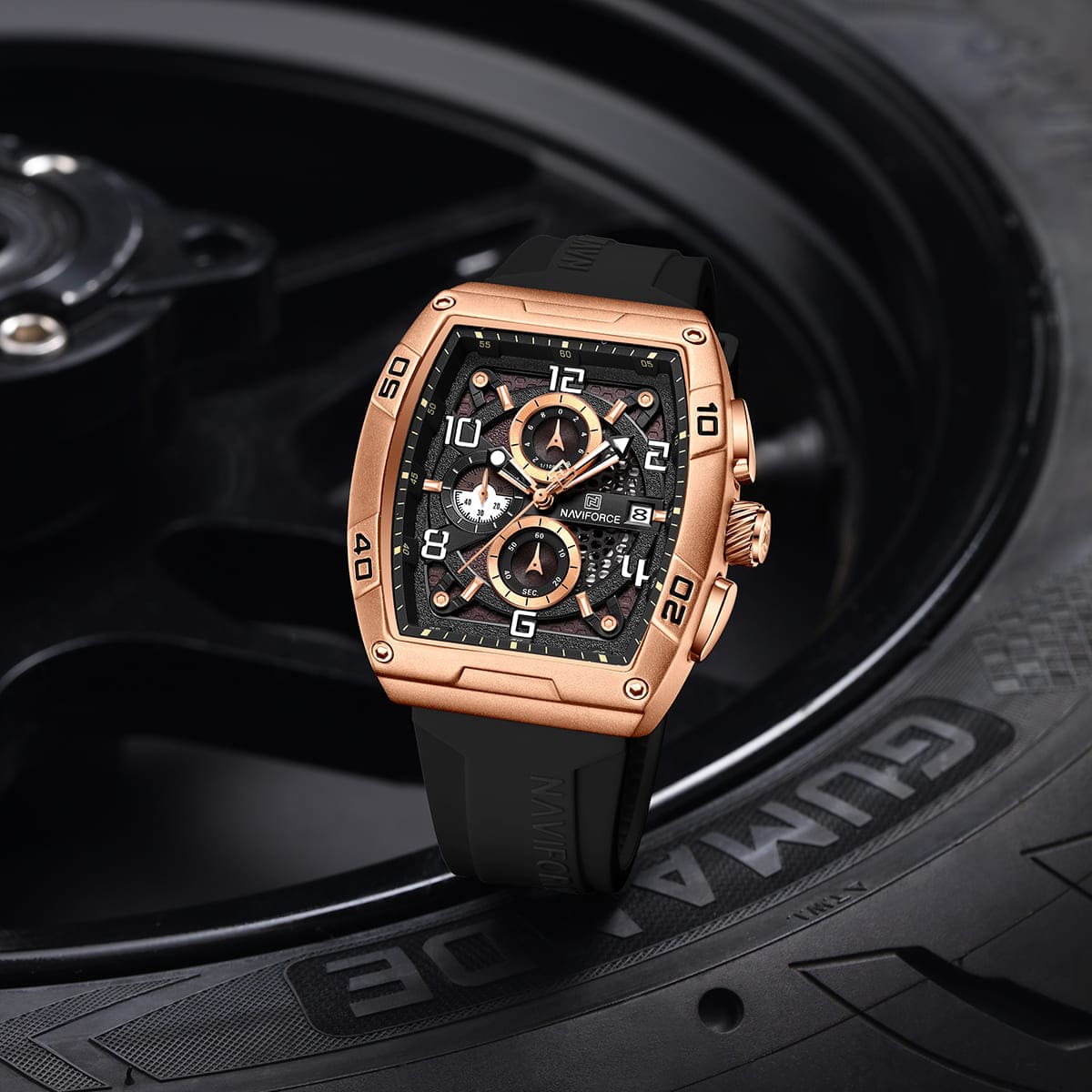 Naviforce Men's Watch NF8052-RG-CE-B