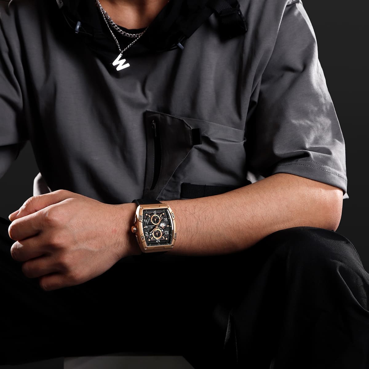Naviforce Men's Watch NF8052-RG-CE-B