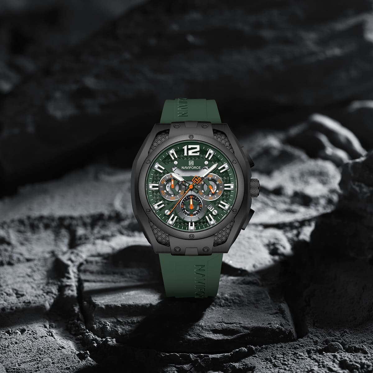 Naviforce Men's Watch NF8063-B-GN-GN