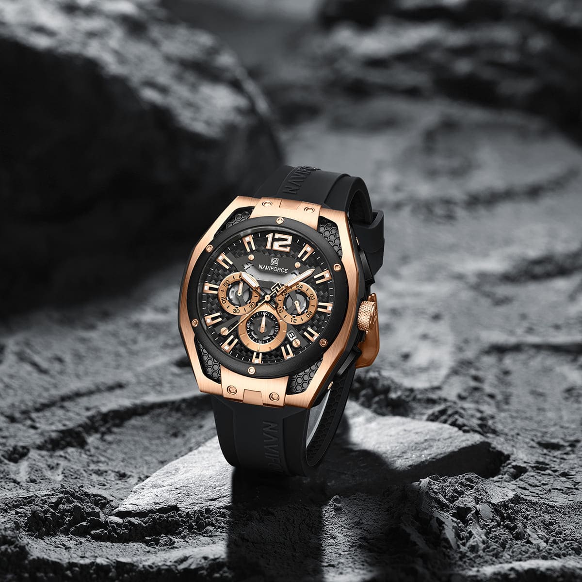 Naviforce Men's Watch NF8063-RG-BB