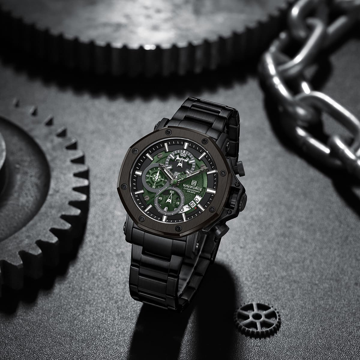 Naviforce Men's Watch NF8065-B-GN-B