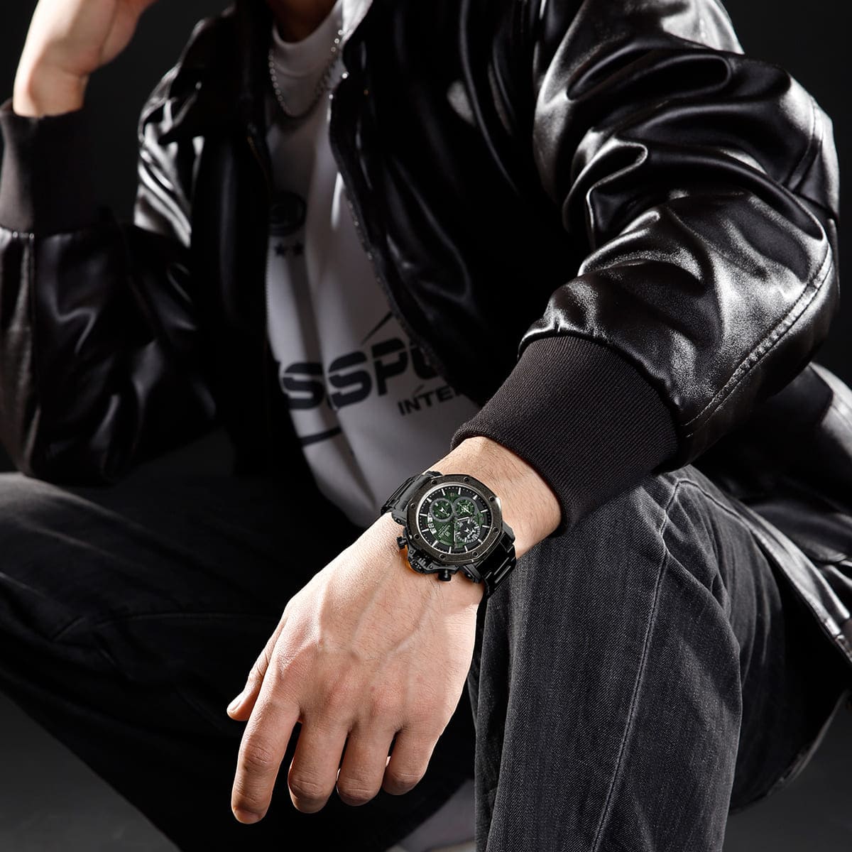 Naviforce Men's Watch NF8065-B-GN-B