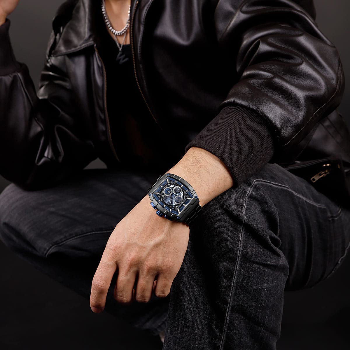 Naviforce Men's Watch NF8066-B-BE-B