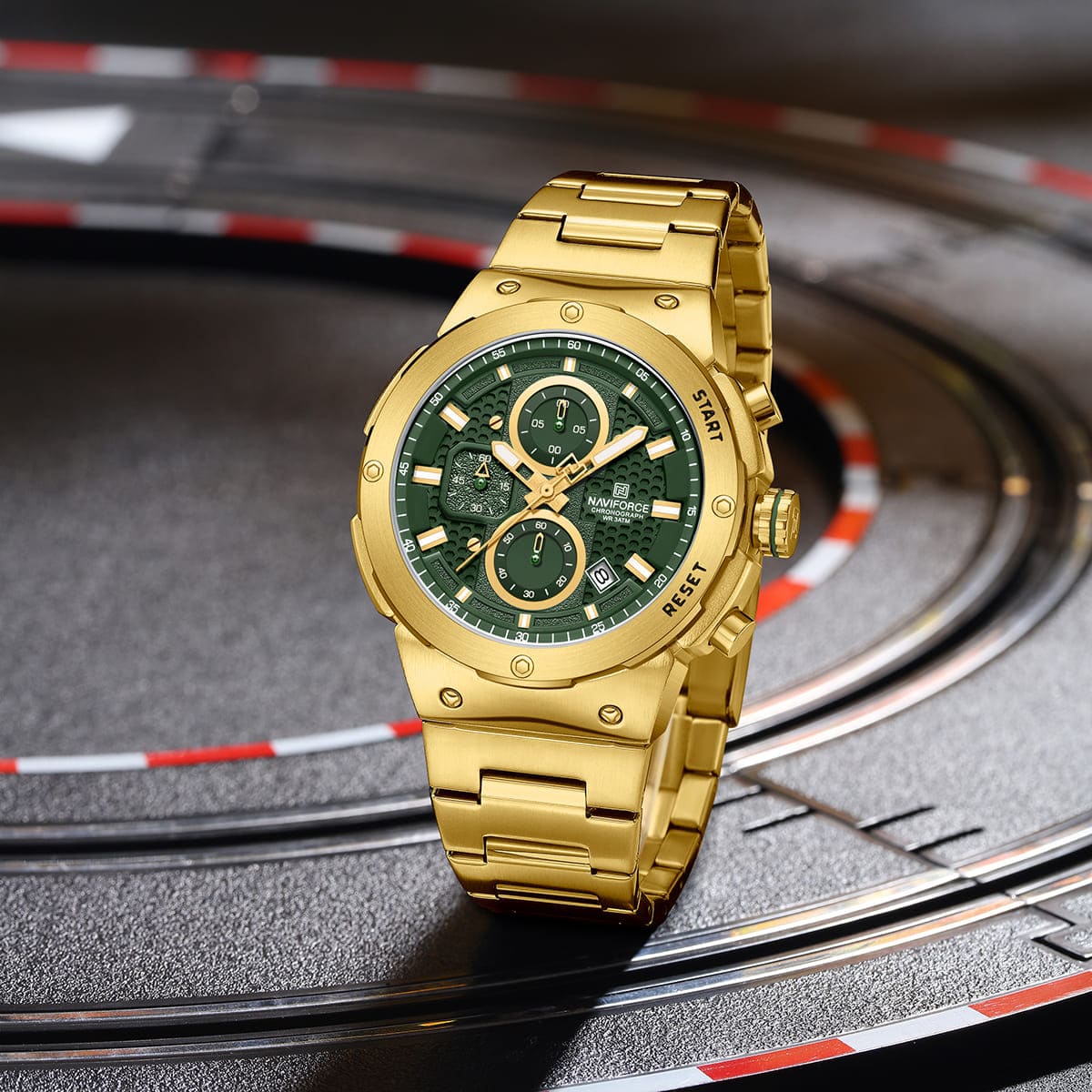 Naviforce Men's Watch NF8072-G-GN-G