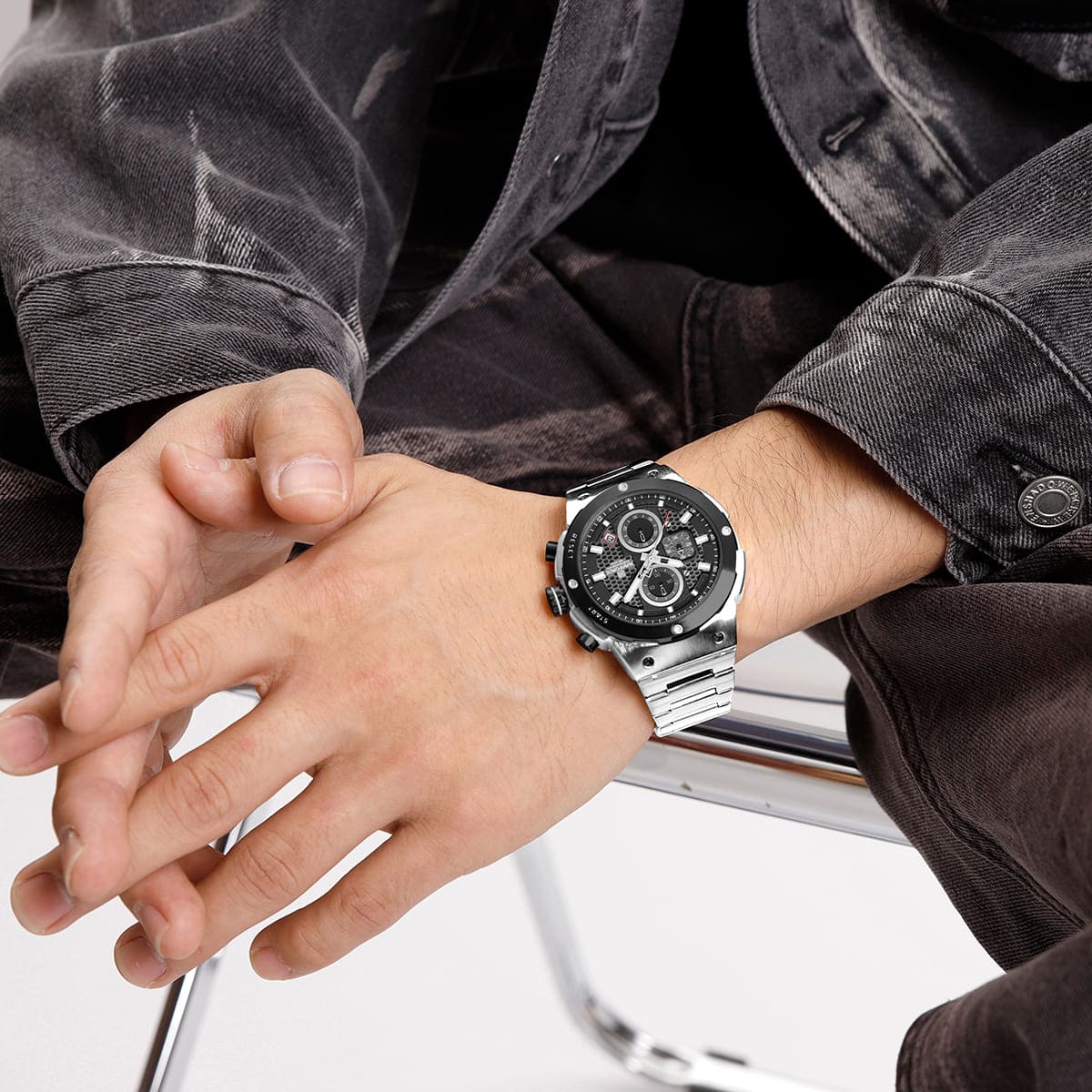 Naviforce Men's Watch NF8072-SBS