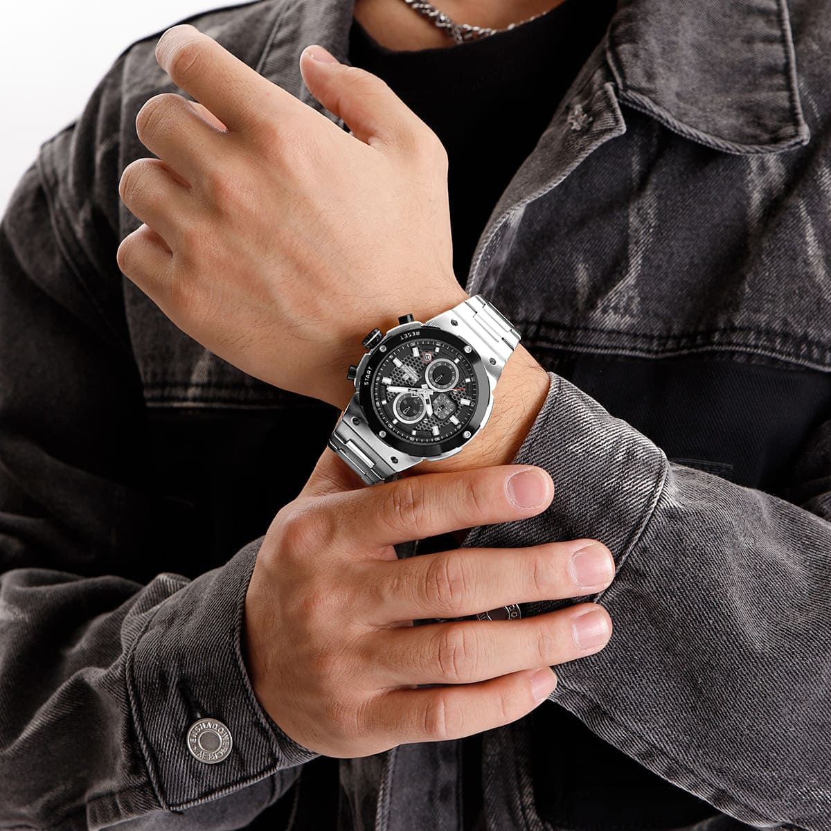 Naviforce Men's Watch NF8072-SBS